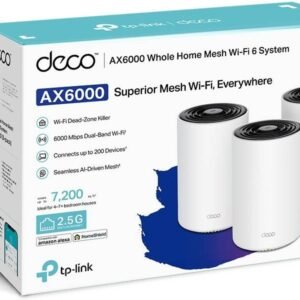 TP-Link Deco X80(3-pack) AX6000 WHOLE HOME MESH WIFI 6 SYSTEM