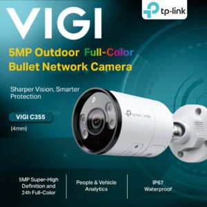 TP-Link VIGI C355(4mm) 5MP Full-Color Bullet Network Camera
