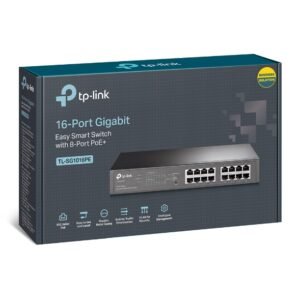 TP-Link TL-SG1016PE 16PORT GIGA EZ SMART SWITCH W/ 8PORT POE+