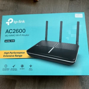TP-Link Archer A10 AC2600 Wireless MU-MIMO Wi-Fi Router, Black