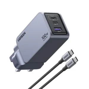 UGREEN 25875 UGREEN Nexode Pro X757 100W PD GAN Charger (3C1A) with 100W USB-C to USB-C Cable