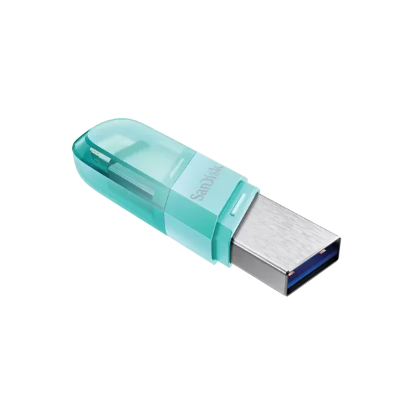 SanDisk iXpand Flash Drive Flip 64GB iOS/USB 3.0 Mint Green