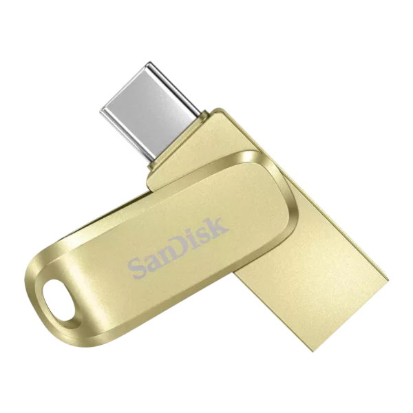 SanDisk Ultra® Dual Drive Luxe USB Type-CTM 256GB SDDDC4-256G-G46GD CHAMPANGE GOLD - Image 2