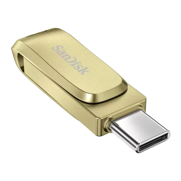 SanDisk Ultra® Dual Drive Luxe USB Type-CTM 256GB SDDDC4-256G-G46GD CHAMPANGE GOLD - Image 3