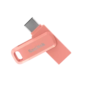 SanDisk 256GB Ultra Dual Drive Go USB Type-C Flash Drive, Peach - SDDDC3-256G-G46PC