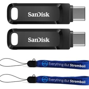 SanDisk Ultra 1TB Dual Drive Go (2 Pack) Type-C Flash Drive for Smartphone