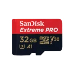 SanDisk Extreme Pro C10 A1 MicroSDXC Card with Adapter, 100MB/s, 32GB