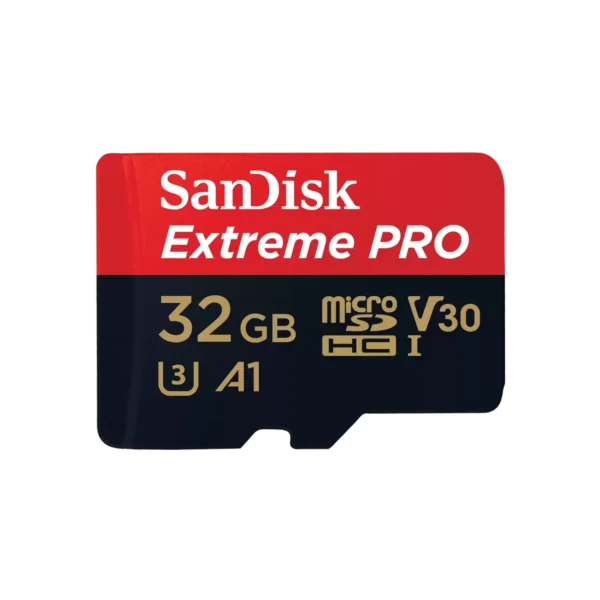 SanDisk Extreme Pro C10 A1 MicroSDXC Card with Adapter, 100MB/s, 32GB
