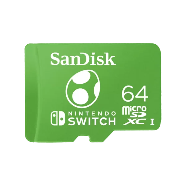 SANDISK SDSQXAO-064G-GN3ZN SANDISK AND NINTENDO COBRANDED MICROSDXC U3