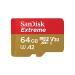 SanDisk Extreme microSDXC 64GB V30 U3 C10 A2 UHS-I