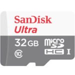 SanDisk SDSQUNR-032G-GN3MN Ultra MicroSDHC Memory Card, Class 10, UHS-1, 32GB
