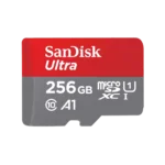SanDisk Ultra microSDXC, SQUAC 256GB, A1, C10, U1, UHS-I, 150MB/s R, 4x6, 10Y Black