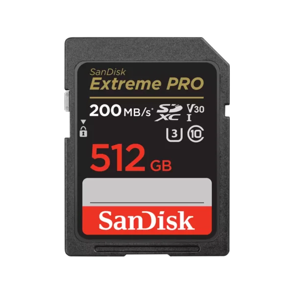 SanDisk Extreme Pro SDXC, SDXXD 512GB, V30, U3, C10, UHS-I