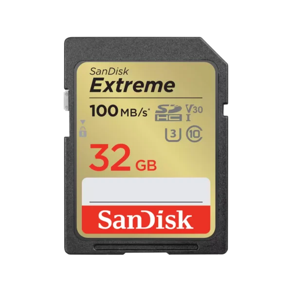 SanDisk Extreme SDHC, SDXVT 32GB, V30, U3, C10, UHS-I