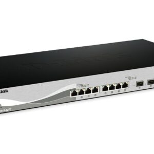 D-Link 12-port UTP 10GBASE-T, 2-port 10G SFP+, 2-port UTP 10GBASE-T/10G SFP+ Combo  (EU 2 round pin+