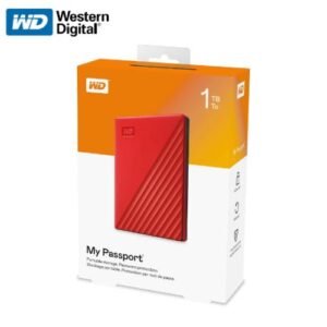Western Digital WDBYVG0010BRD-WESN My Passport - 1TB (Red) USB 3.2 Gen 1