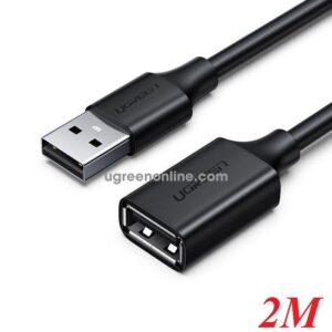 Ugreen USB2.0 A Male to A Female extension cable tin plated 2m