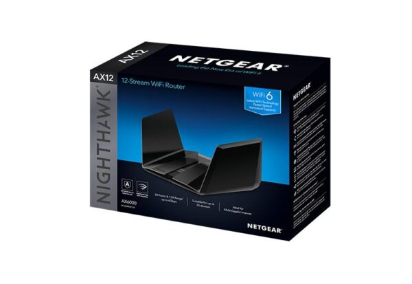 NETGEAR Nighthawk (RAX200) 12-Stream Tri-band AX12 WiFi 6 Router – AX11000 Wireless Speed (Up to 10. - Image 2