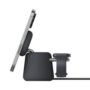 BELKIN WIZ020BTH36 BELKIN MAGSAFE 15W CHR DOCK 2 IN 1 CHARCOAL MASS