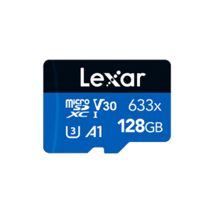 Lexar microSDXC Card 128GB UHS-I High-Performance 633x U3 100MB/s
