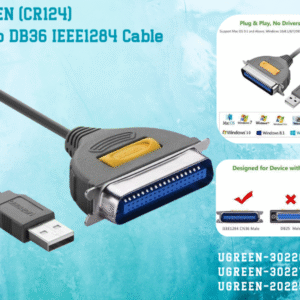 Ugreen 30227 - Usb To Ieee1284 Parallel Printer Cable - 1.5  30227