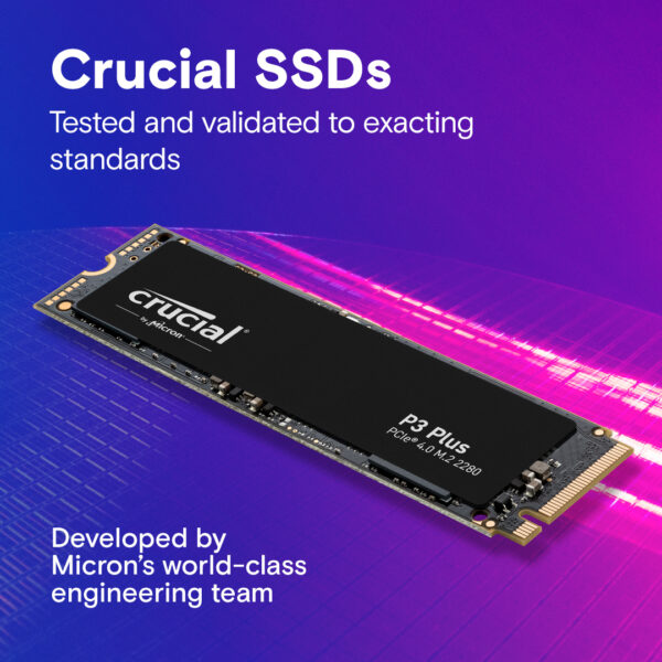 Crucial® P3 Plus 4000GB 3D NAND NVMe PCIe® M.2 SSD - Image 3