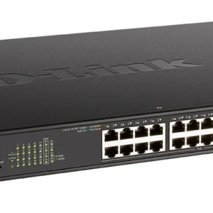 D-Link 24-port UTP 802.3af PoE, 802.3at PoE+, 802.3bt draft uPoE 10/100/1000Mbps, 2-port UTP 10/100/