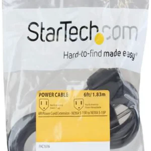StarTech PAC1016 Startech 6 ft Power Cord Extender Cable