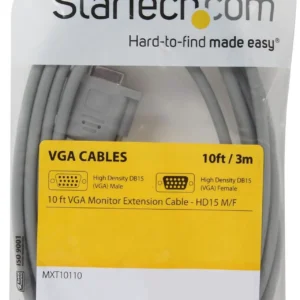 Startech MXT10110 Startech 10 ft VGA Monitor Extension Cable HD15M/F