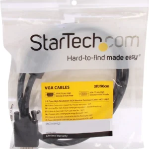 Startech MXT101HQ3 Startech 3 ft. Coax SVGA Monitor Extension Cable HDDB15M/F