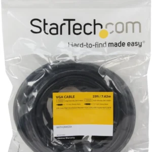 Startech MXTHQMM25A Startech 25 ft Coax High Res Monitor VGA Cable - HD15 M/M