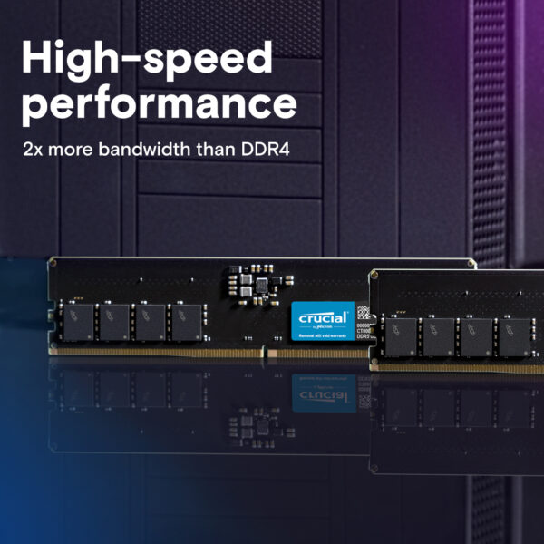 Crucial 32GB DDR5-5600 UDIMM CL46 (16Gbit) - Image 2