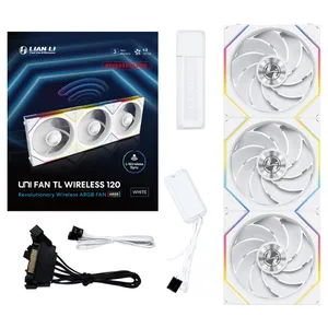 LIAN LI UNI FAN Reverse TL120-3 white  Cooler / 3yrs Wty LL 4033 12rtl3W