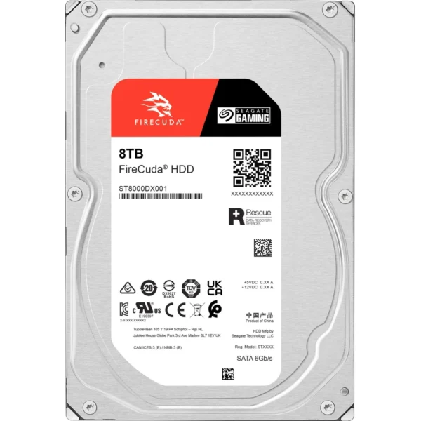 Seagate ST8000DX001 8TB FireCuda 3.5 SATA 7200rpm - Image 2