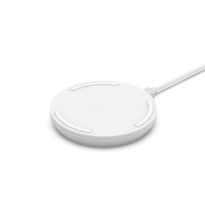 Belkin Boost Charge Wireless Charging Pad 15 W AC Adapter Not Included) - White-WIA002BTWH