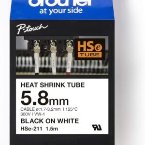 BROTHER HSE-211 Brother HSE-211 5.8mm Heat Shrink Tube Cartridge