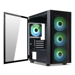 Tecware Nexus Air M TG ARGB Black