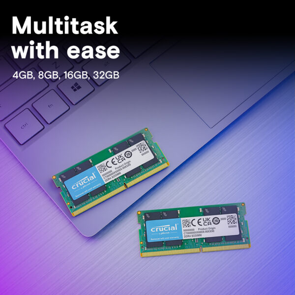 Crucial 32GB DDR4-3200 SODIMM CL22 (16Gbit) - Image 3