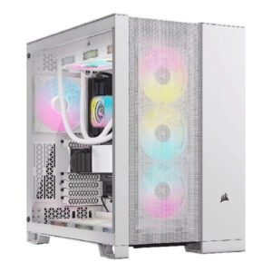 Corsair 2500X White MATX DUAL CHAMBER Gaming Case Tempered Glass