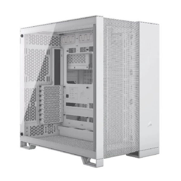 Corsair 2500X White MATX DUAL CHAMBER Gaming Case Tempered Glass - Image 2