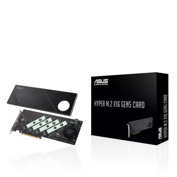 Asus Hyper M.2 x16 Gen 5 Card with Supports Four NVMe M.2 for AMD & Intel - Image 5
