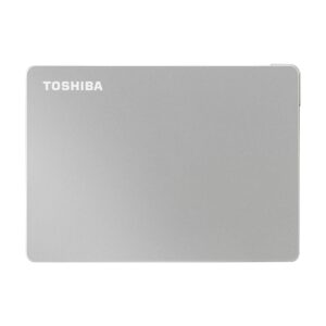 Toshiba Canvio Flex 2TB Portable External Hard Drive USB-C USB 3.0, Silver HDTX120XSCAA