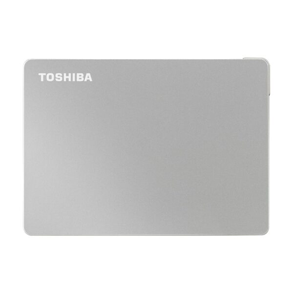 Toshiba Canvio Flex 2TB Portable External Hard Drive USB-C USB 3.0, Silver HDTX120XSCAA