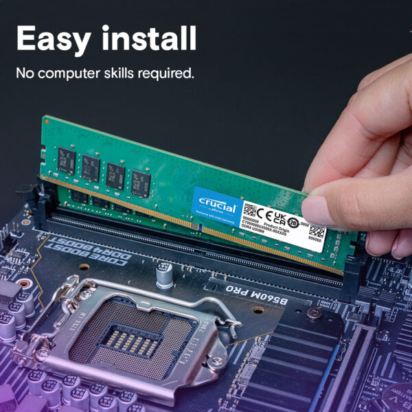 Crucial 32GB DDR4-3200 UDIMM CL22 (16Gbit) - Image 3