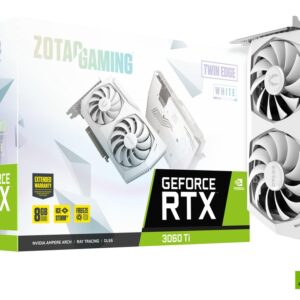 Zotac Gaming RTX 3060 Ti Twin Edge 8GB GDDR6X - White ZT-A30620J-10P