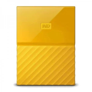 WD My Passport Portable External Hard Drive, 4TB, Yellow