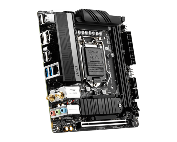MSI H510I PRO WiFi Pro Motherboard (Mini-ITX, 11th/10th Gen Intel Core, LGA 1200 Socket, DDR4 - Image 2