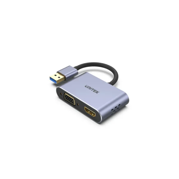 Unitek USB-A to HDMI and VGA Adapter (4K@61Hz & MST) V1304A