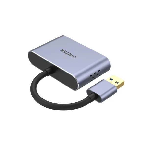 Unitek USB-A to HDMI and VGA Adapter (4K@61Hz & MST) V1304A - Image 2