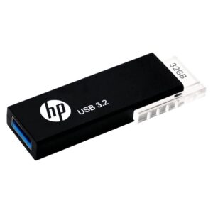 HP USB 3.2 Flash Drive 32GB x718w, Black, USHP-X718W-32G